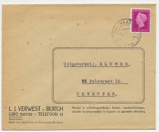 Firma envelop Burgh 1948 - Verlichting