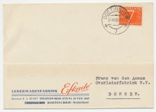 Firma briefkaart Doetinchem 1956 - Lederwarenfabriek