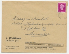 Firma envelop Driesum 1948 - Landbouwwerktuigen