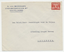 Firma envelop Dinteloord  1943 - A. van Bezooijen