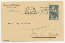 Firma briefkaart Eindhoven 1933 - Botercontrolestation