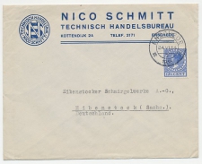 Firma envelop Enschede 1938 - Handelsbureau