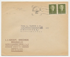 Firma envelop Enschede 1951 - Rijwielen / Stofzuigers