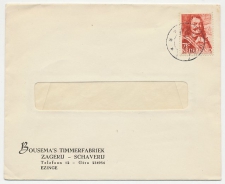 Firma envelop Ezinge 1944 - Timmerfabriek