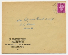 Firma envelop Eckelrade 1948 - Aannemer