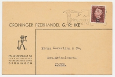 Firma briefkaart Groningen 1950 - IJzerhandel 