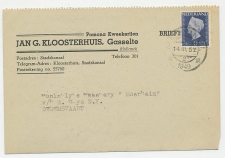 Firma briefkaart Gasselte 1949 - Kwekerij 