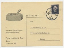 Firma briefkaart Goor 1949 - IJzerwaren / Gereedschap / Schaaf