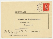 Firma briefkaart Den Hulst 1947 - Fa. Koster