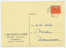 Firma briefkaart Hoornaar 1953 - Kwekerij / Zaadhandel