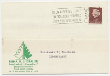 Firma briefkaart Heemstede 1965 - Boomkwekerij