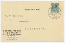 Firma briefkaart Hoorn 1933 - Borstelfabriek 