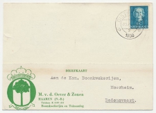 Firma briefkaart Haaren 1950 - Boomkwekerij