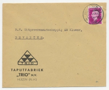 Firma envelop Huizen 1948 - Tapijtfabriek