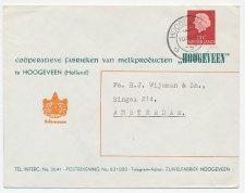 Firma envelop Hoogeveen 1964 - Zuivelfabriek