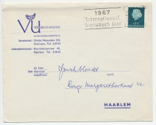 Envelop Haarlem 1967 - Volksuniversiteit / Uil