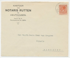 Envelop Heijthuijsen 1931 - Notaris