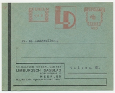 Firma envelop Heerlen 1937 - Limburgsch Dagblad