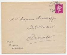 Firma envelop s Heerenberg 1948 - Hotel Burgers