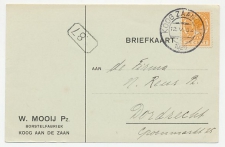 Firma briefkaart Koog aan de Zaan 1926 - Borstelfabriek