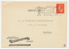 Firma briefkaart Leeuwarden 1947 - Stoomververij / Wasserij