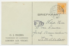 Firma briefkaart Loenen a/d Vecht 1926 - Timmerman