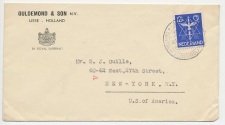 Firma envelop Lisse 1934 - Bloembollen