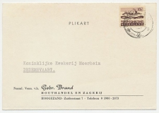 Firma briefkaart Hoogezand 1965 - Houthandel 