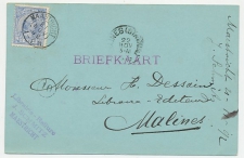 Briefkaart Maastricht 1892 - Bibliotheek