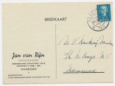 Firma briefkaart Maarssen 1950 - Handelskwekerij