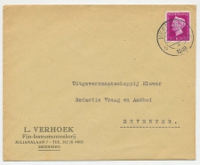 Firma envelop Meerssen 1948 - Instrumentenmakerij