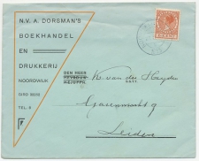 Firma envelop Noordwijk 1933 - Boekhandel / Drukkerij