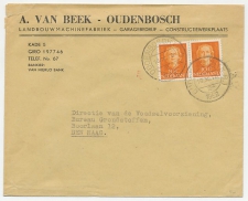 Firma envelop Oudenbosch 1962 - Landbouwmachinefabriek / Garage