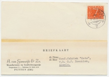 Firma Briefkaart  Putten 1955 - Manufacturen / Confectie