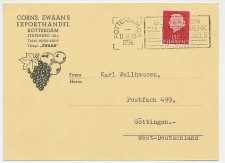 Firma Briefkaart  Rotterdam 1954 - Export / Druiventros