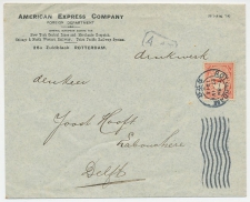Firma envelop Rotterdam 1915 - American Express Company