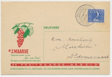 Firma Briefkaart Schellinkhout 1949 - Rode bessen / Fruit