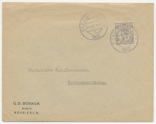 Firma envelop Sexbierum 1922 - Notaris