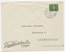 Firma envelop St. Pancras 1949 - Klaas Kloosterboer