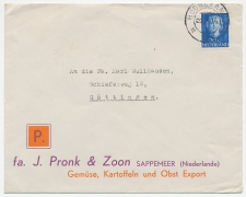 Firma envelop Sappemeer 1950 - Groenten / Aardappelen