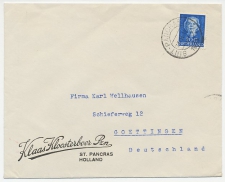 Firma envelop St. Pancras 1950 - Klaas Kloosterboer
