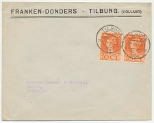 Firma envelop Tilburg 1924 - Franken - Donders 