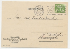 Firma briefkaart Utrecht 1939 - Gas - Electriciteit -Trambedrijf