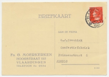 Firma briefkaart Vlaardingen 1947 - Fa. Moerkerken