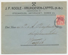 Firma envelop Vrijhoeven - Cappel 1911 - Steenkolen