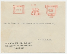 Firma envelop Vlissingen 1936 - Scheepswerf De Schelde