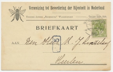 Firma briefkaart Wageningen 1919 - Bijenteelt