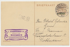 Briefkaart Wageningen 1927 - Pension
