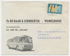 Firma envelop Wemeldinge 1963 - Auto MIJ Zeeland / Bus