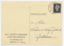 Firma briefkaart Zevenaar 1948 - Steenfabriek